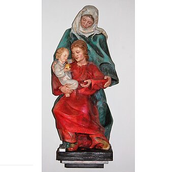 Annastatue mit Maria und Jesuskind